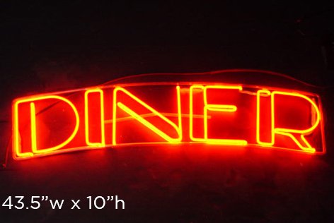 Diner - Bubble letters