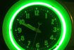 Clock - Vintage Neon Glodial Clock