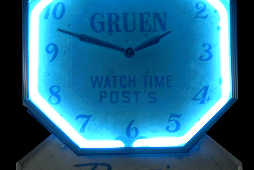 Clock - Vintage Gruen